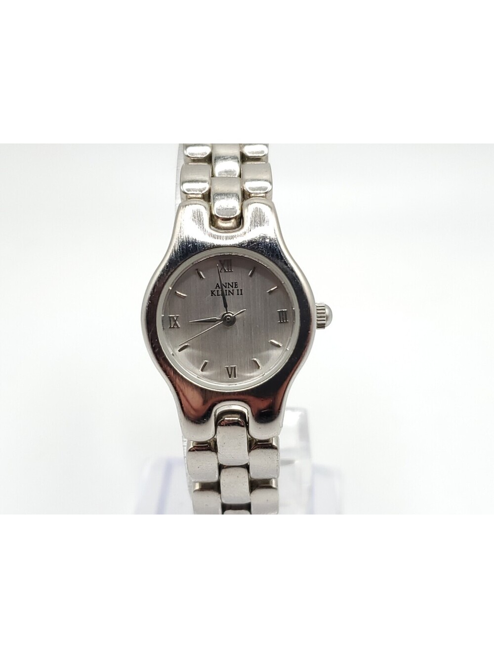 Anne Klein II Watch Womens New Battery Silver Tone 21mm